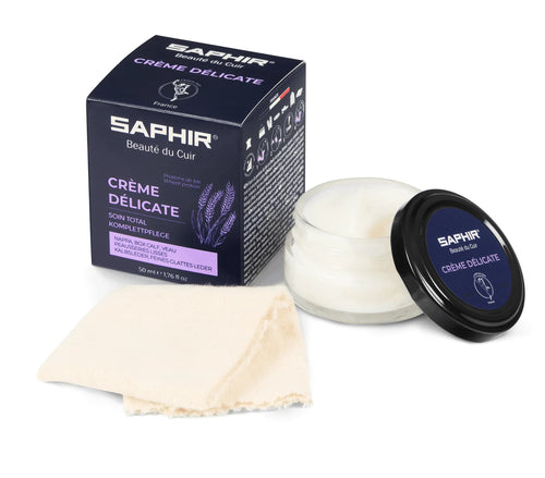 CRÈME CUIR DÉLICATE SAPHIR