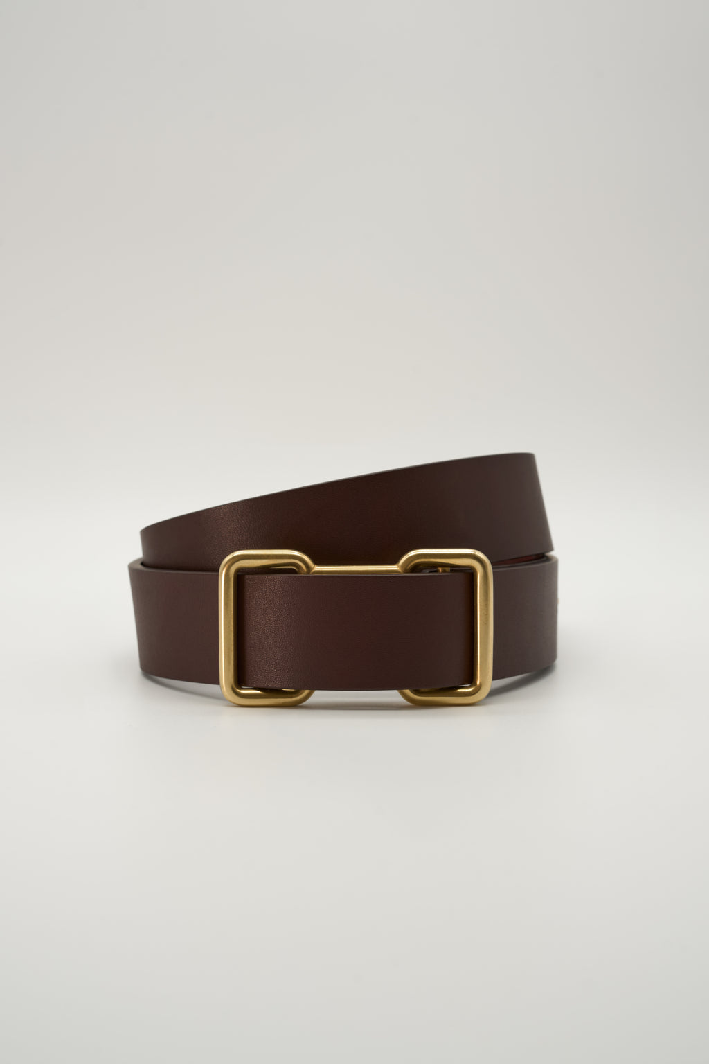 CEINTURE CHAUMARD CUIR CHOCOLAT