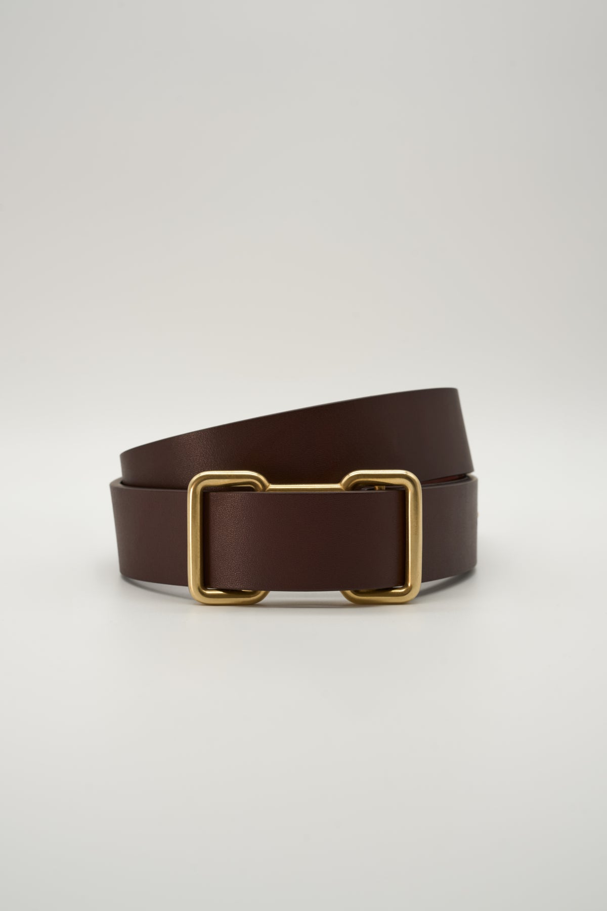 CEINTURE CHAUMARD CUIR CHOCOLAT