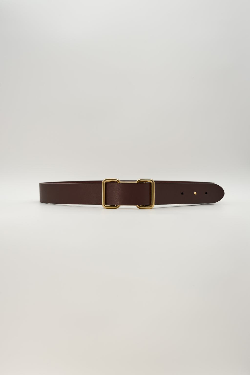 CEINTURE CHAUMARD CUIR CHOCOLAT