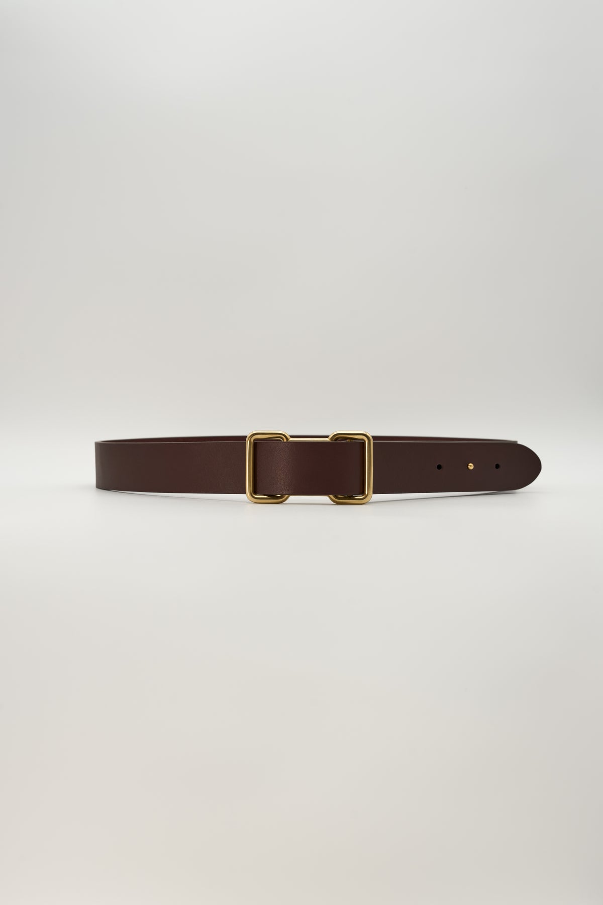CEINTURE CHAUMARD CUIR CHOCOLAT